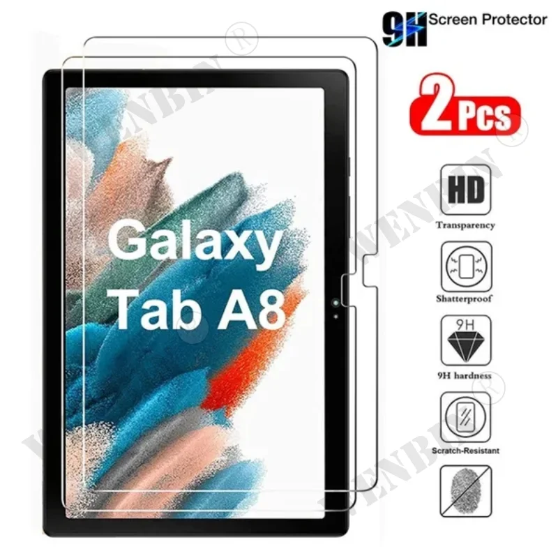 

2 шт. для Samsung Galaxy Tab S8 S7 Plus A7 Lite S6 Lite Закаленное стекло Защитная пленка для экрана планшета 9H усиленная защитная пленка