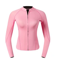 2mm free dive wetsuit top jacket for girls