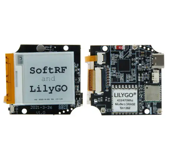 T-Echo NRF52840 SX1262 433/868/915 МГц Модуль LORA GPS 1 54 Электронная бумага BLE NFC для Arduino