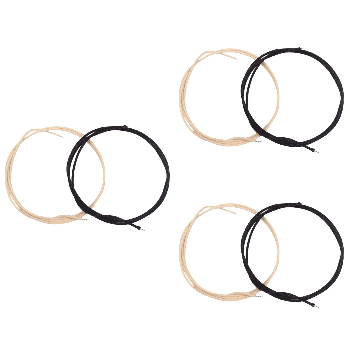 

3 Sets Pushback Wire Versatile Practical Premium Delicate Exquisite Pickup Cable Guitar Wire for Guitar
