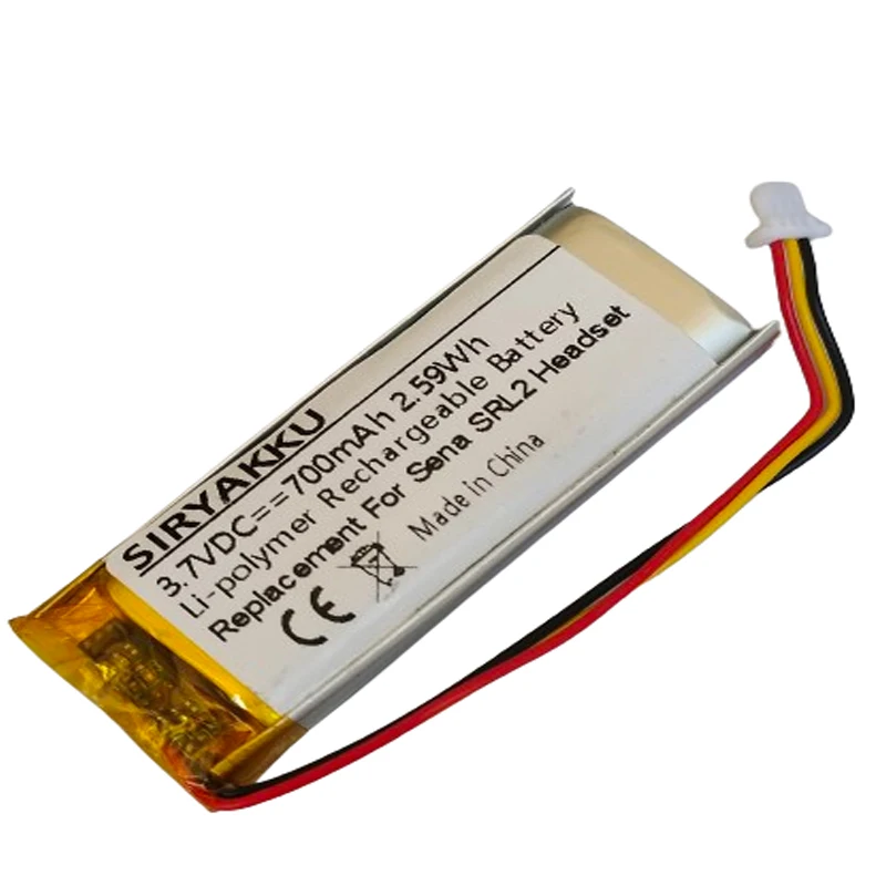 Аккумуляторная батарея для шлема Sena SRL2 3 7 в 700 мАч