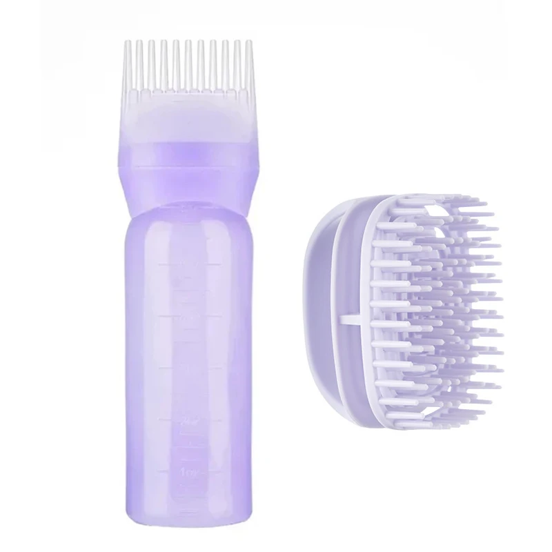 Многоразовая расческа-аппликатор для окрашивания волос силиконовый массажер