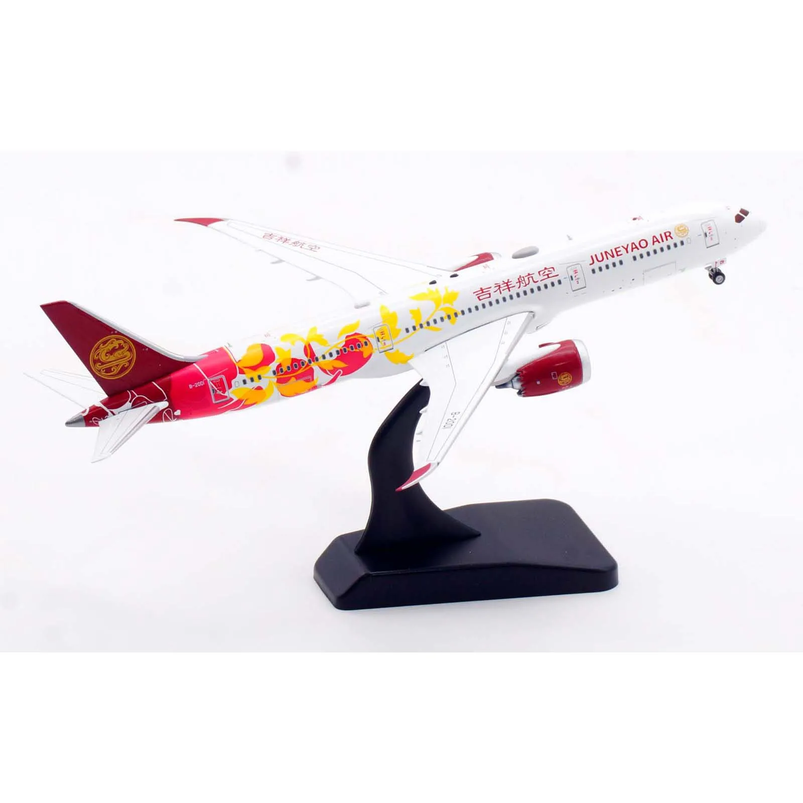 AV4195 коллекционный самолёт из сплава подарок авиация 1:400 Juneyao Air Боинг модель литая