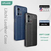uflaxe original shockproof case for xiaomi 11t pro soft silicone back cover tpu leather casing