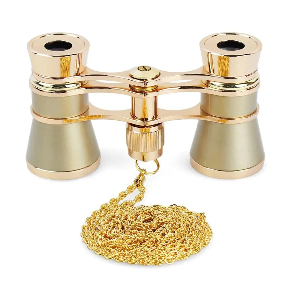 

1PCS 3xc3x9725 Mini Binoculars With Handle/chain Portable Handle Optical Lens Theater Opera Glasses For Theater Musical Concert
