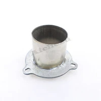 acz motorcycle 51mm exhaust pipe interface tube stainless steel exhaust intubate interface tube pipe modified interface