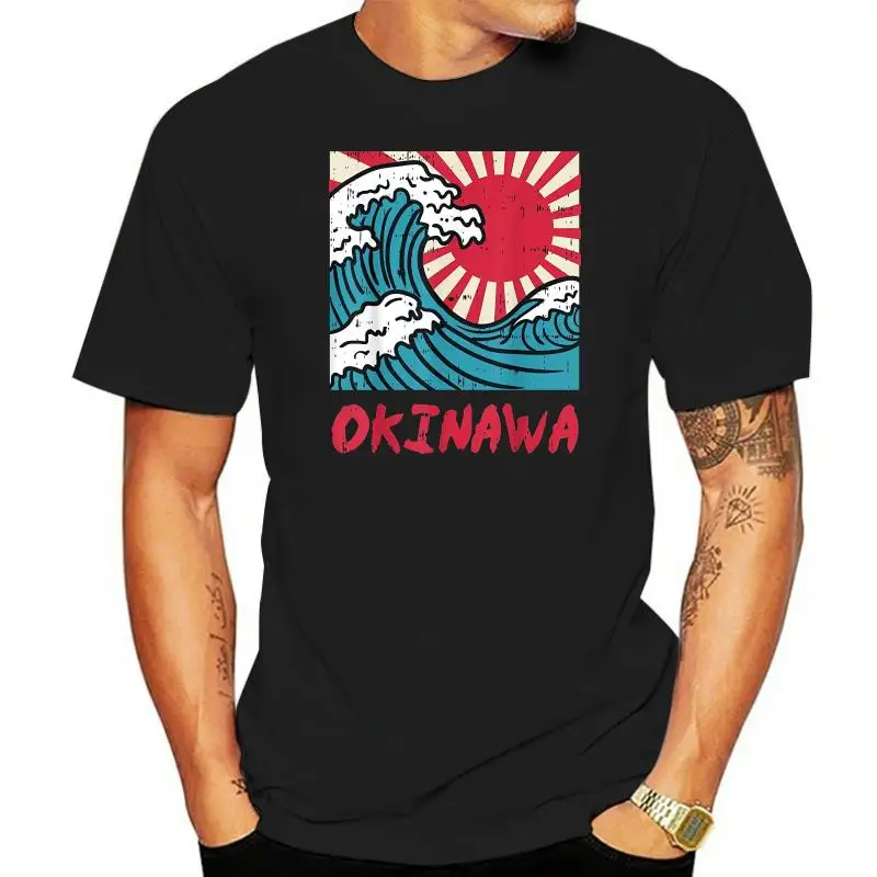 

Okinawa Great Wave Kanigawa Japan Japanese Martial Arts Gift T-Shirt