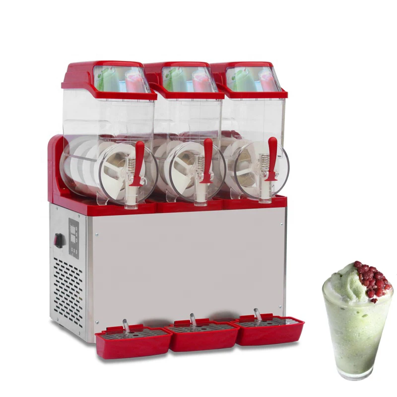 

Commercial Slushie Machine Home Slush Maker Frozen Drink Dispenser Ice-Cool Juice Smoothie Granita Vending Machine