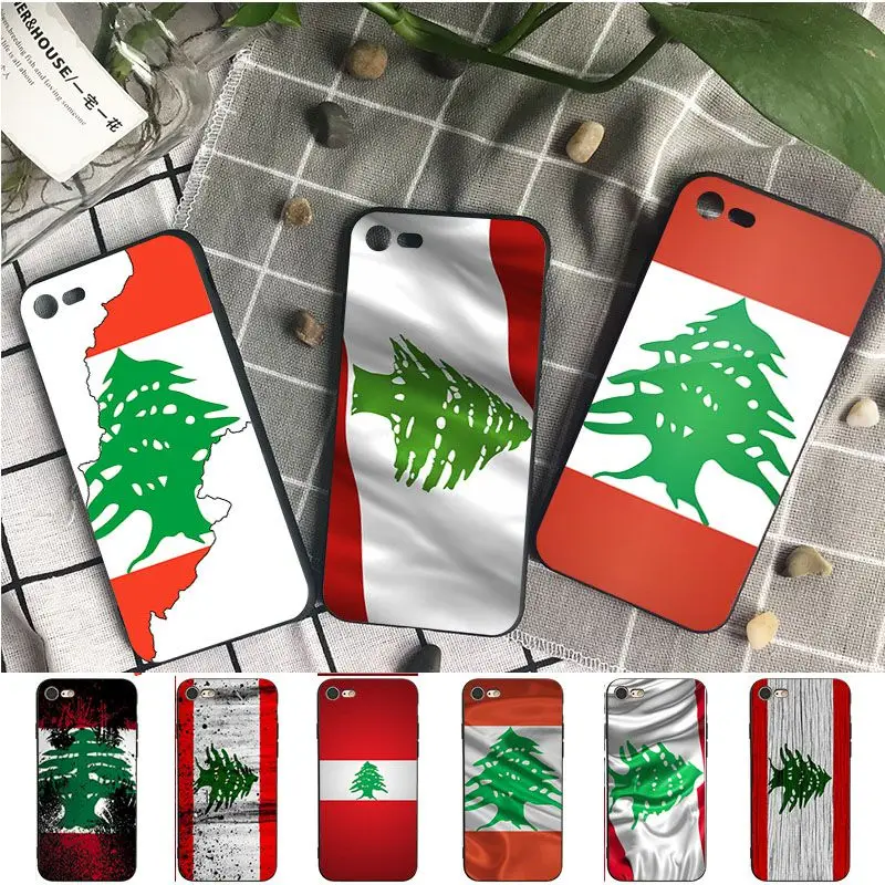 Чехол с флагом Ливана для телефона iPhone 15Pro max 13PRO 7 8Plus XS XR 14plus 11pro 12pro max 13mini SE 2020, чехлы
