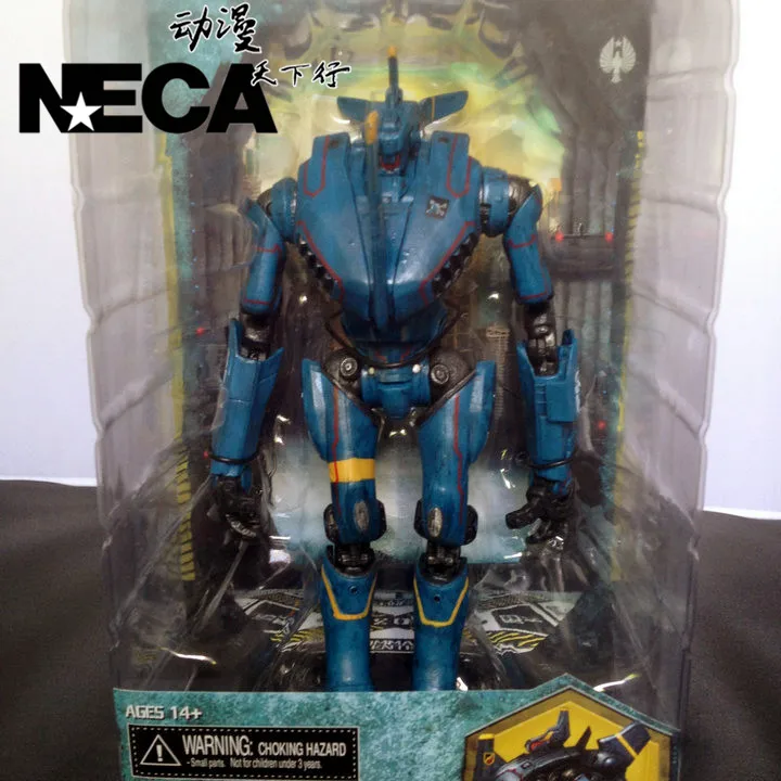 

NECA Pacific Rim Mecha Hunter, американский истребитель первого поколения, беспокоиться, синий, модель Romeo подвижная модель игрушки, фигурка