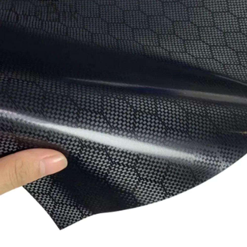 Новая Алмазная кованая углеродная пленка 3D 5D шестигранная черная виниловая