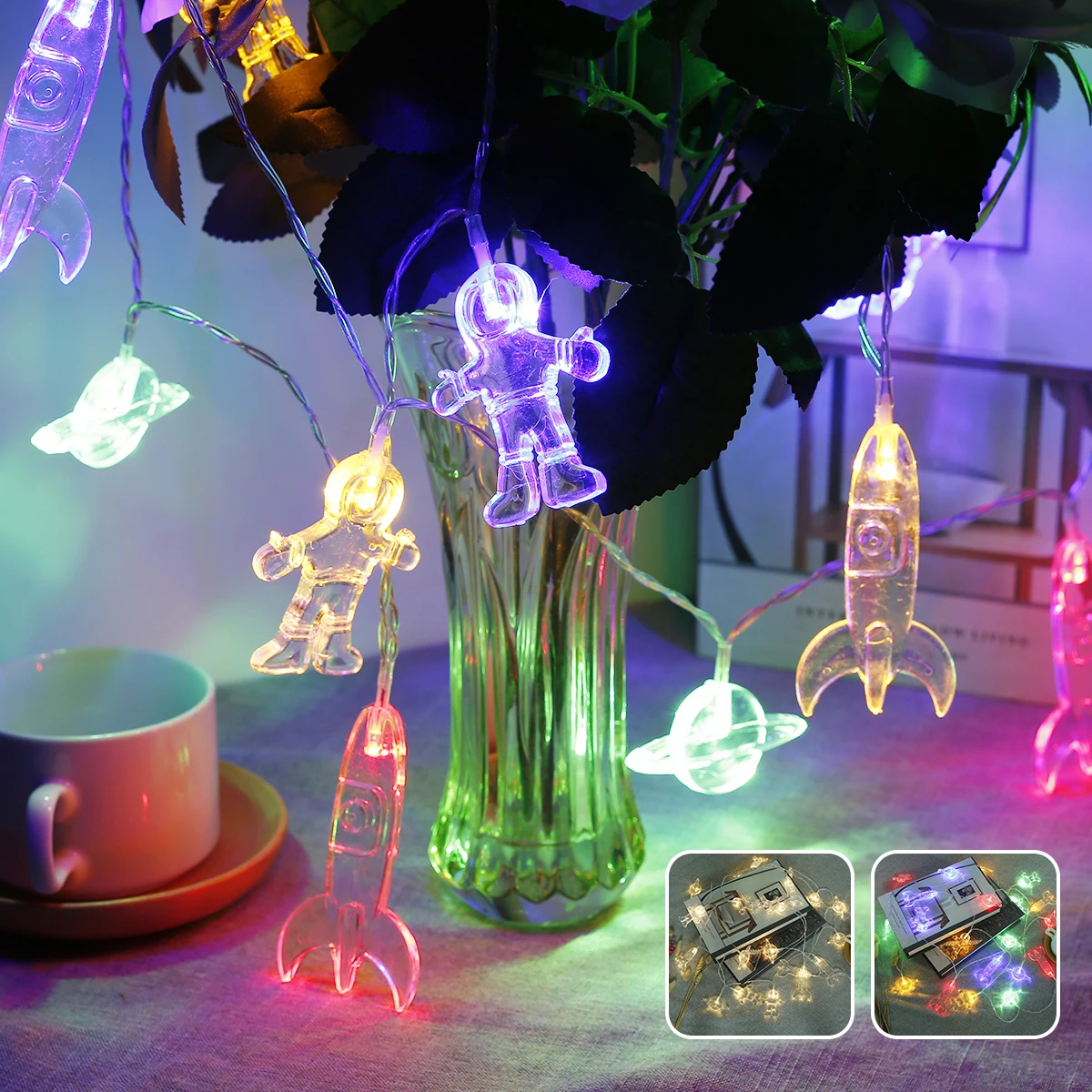 

Гирлянда с планетой футов с 20 светодиодами и 8 режимами освещения