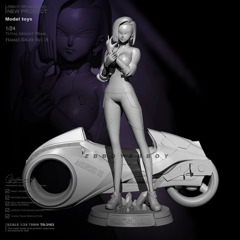 

1/24 No. 18 Driver Resin Figure Female Soldier TD-3167