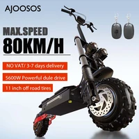 5600w 60v electric scooters adults e scooter with hydraulic shock absorber 80kmh scooter elecric 11 off road tires patinete