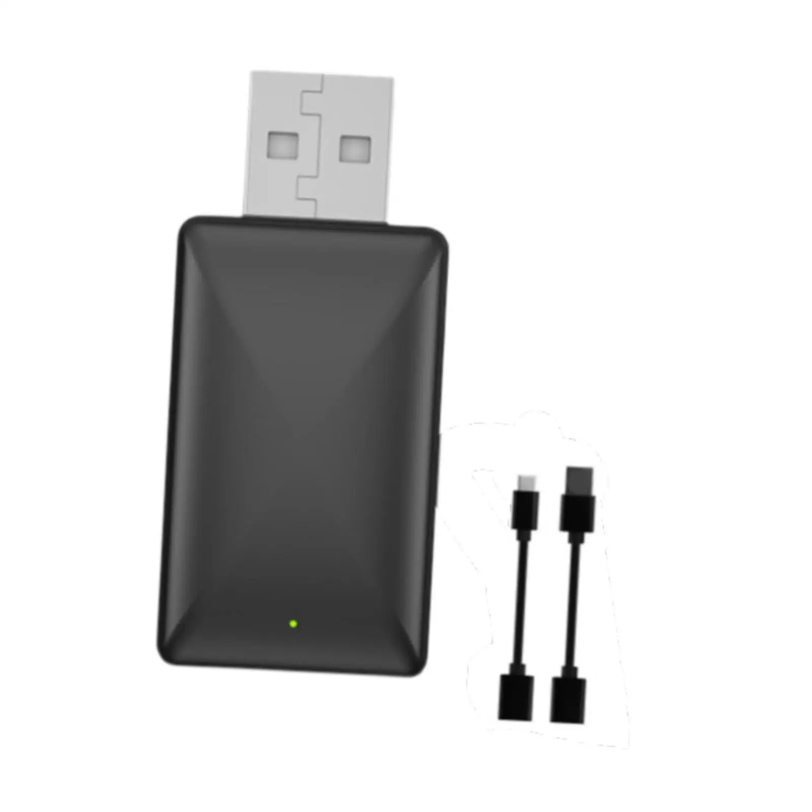 Беспроводной адаптер Carplay Профессиональный для автомобилей Черный Компактный