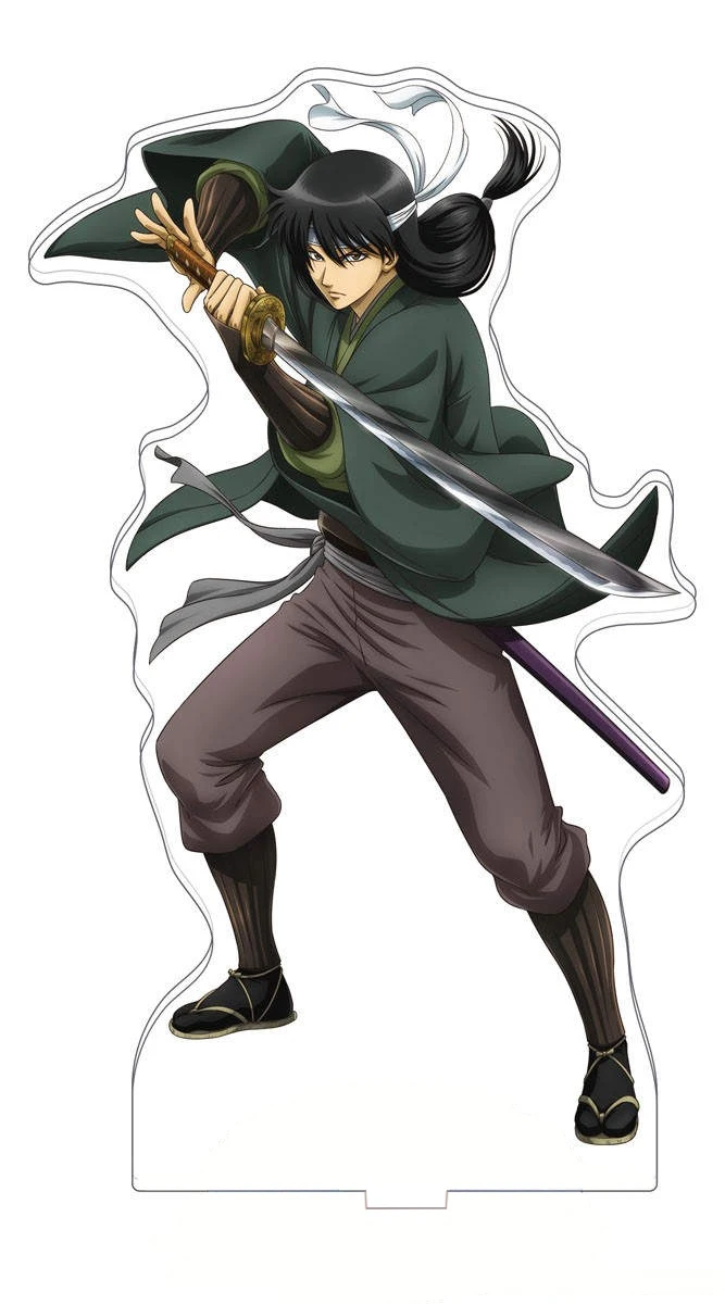 Аниме магазин GinTama Kagura Hijikata Kondo Okita Gintoki Shinpachi акриловая подставка для рабочего