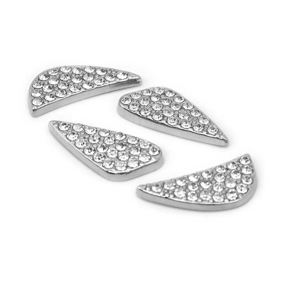 Автомобильное рулевое колесо Стразы кристаллическая эмблема наклейка Bling Diamond