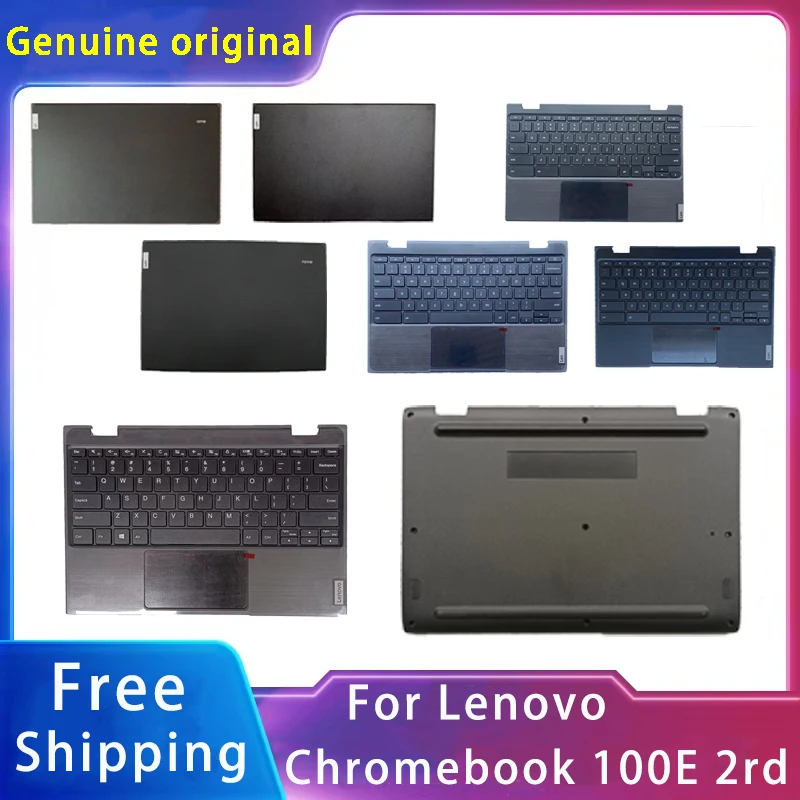 

New For Lenovo Chromebook/Windows 100E 2rd Replacemen Laptop Accessories Keyboard/Touch Pad/Bottom Black 5CB0T70806 5CB0U63946