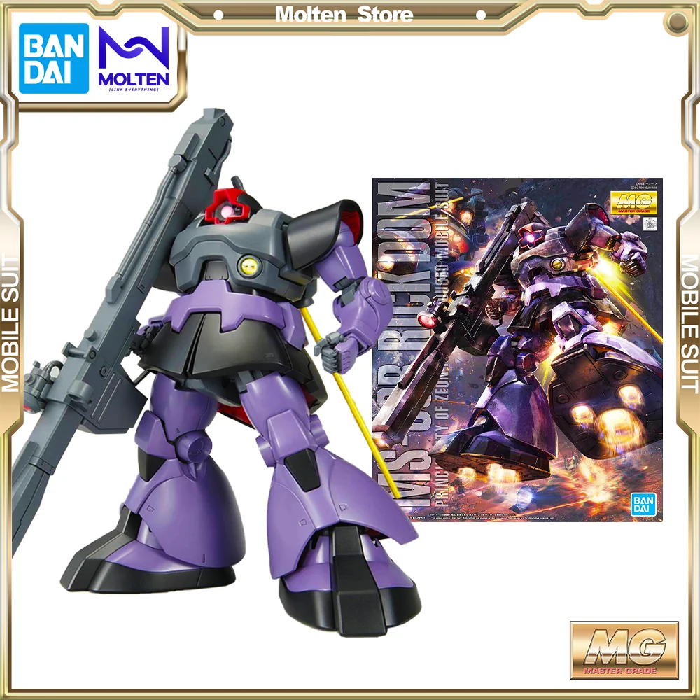 

BANDAI Original MG 1/100 Gundam MS-09R RICK DOM (UPDATE) MG218 Mobile Suit Gundam Model Kit Gunpla Assembly Anime Action Figure