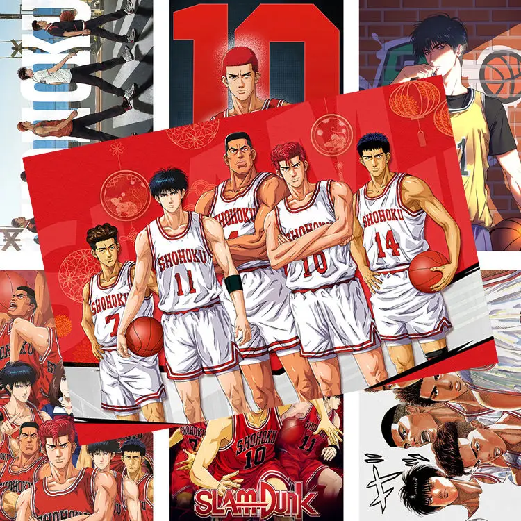 

Slam Dunk Poster Sakuragi Flower Road Rukawa Maple Anime Surrounding Dormitory Wall Stickers HD Wallpaper Room Wallpaper