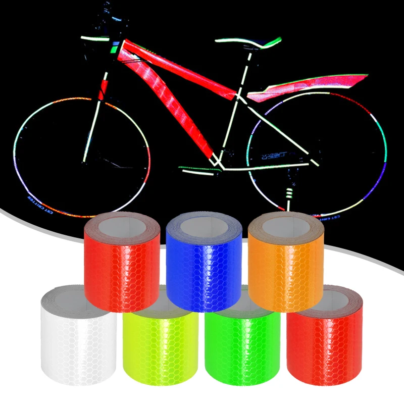 

1Roll Car Reflective Tape Safety Car Reflective Strip Stickers Waterproof DIY Bicycle Road Warning Protective Tape Strip