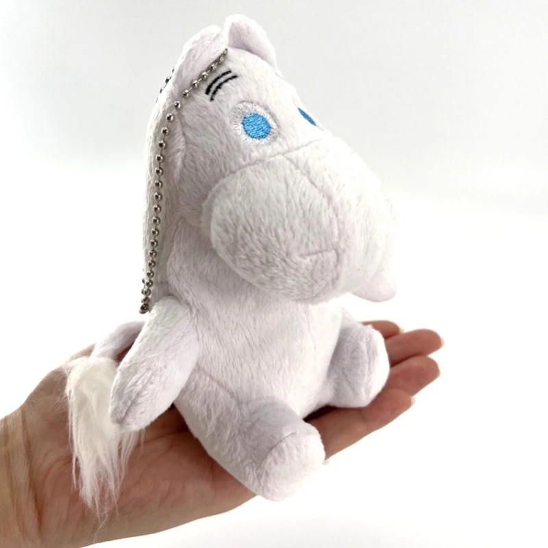 Настоящие фигурки героев аниме Moomins жирной семьи Милая модель Kawai плюшевая