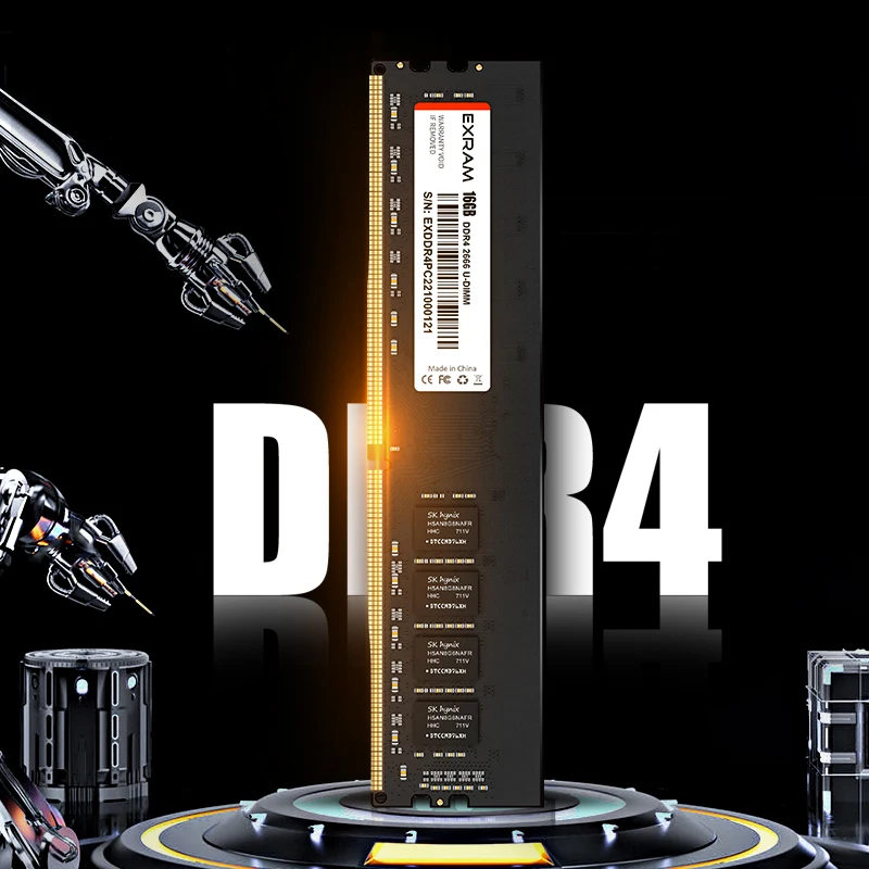 

Оперативная память EXRAM DDR3 DDR4, 4 ГБ, 8 ГБ, 16 ГБ, 1333 МГц, 1600 МГц, 1866 МГц, 2400 МГц, 2666 МГц, Память DIMM для настольного компьютера