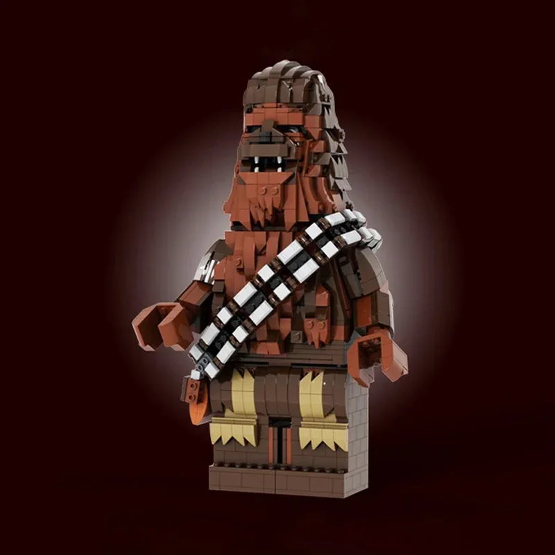 Фото Сборная модель Чубакки из серии MOC Star Batter, 1276 деталей – Детализированная фигурка Вуки для обучения и подарков на день рождения, игрушка для самостоятельной сборки №1