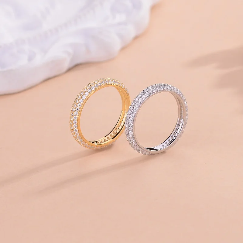 Женское кольцо из серебра 925 пробы с золотым покрытием