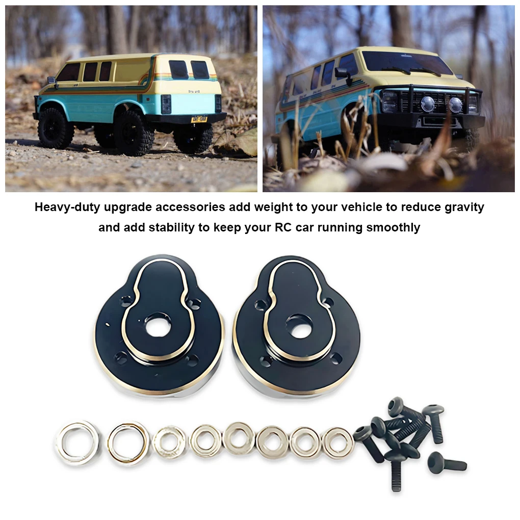 Латунные передние ролики для Hobby Plus 1/18 CR18P Rock Van непревзойденная долговечность 2