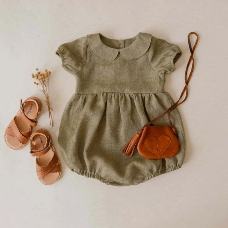 

2022 New Baby Girl Rompers Cute Cotton Baby Girl Clothes Summer Jumpsuits Outfits Sunsuit Ins Newborn Baby Clothing Baby Romper