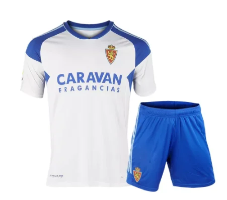 

Nueva camiseta de fútbol Real Zaragoza 2022 23 Home Kids Custom футболка