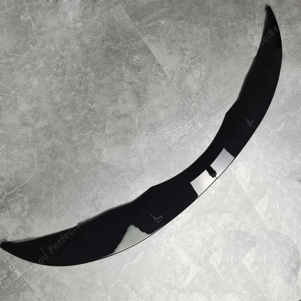 Блеск Черный Автомобильный передний бампер разветвитель для губ спойлер