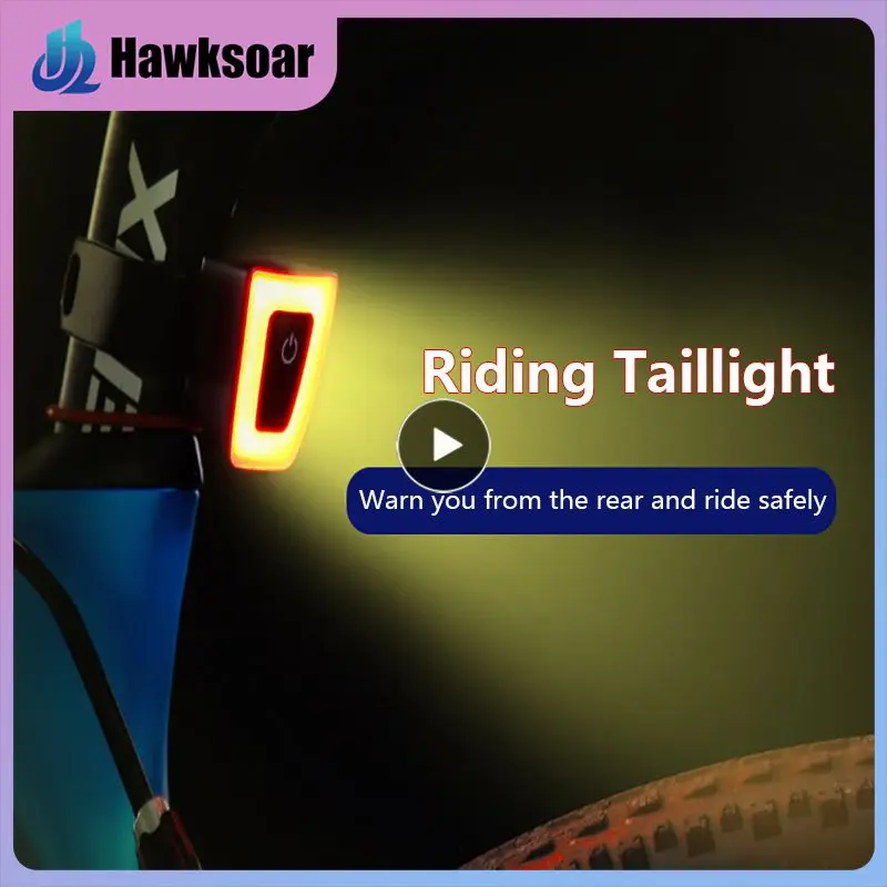 

Cycling Bike Light Waterproof USB Rechargeable Taillight Lantern Flashlight For Bicycle Helmet LED Safe Night Riding Tail Lights