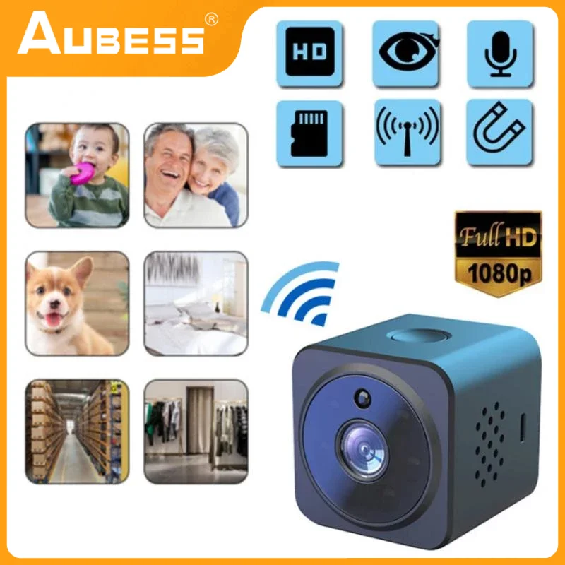 Новая Небольшая Квадратная камера AS02 инфракрасная ночного видения Домашняя