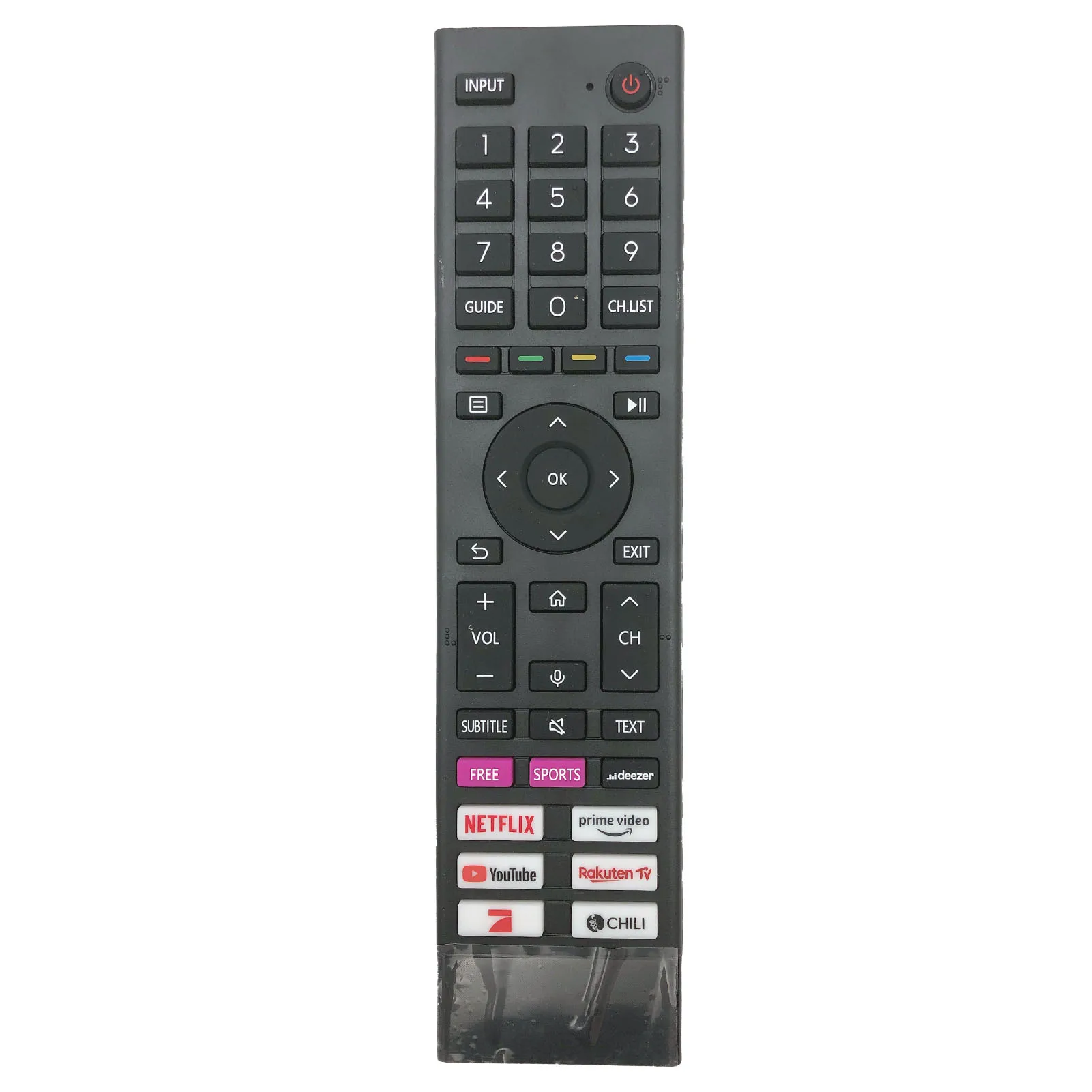 

Бывший в употреблении Bluetooth-пульт дистанционного управления для Hisense 4K UHD Smart Android TV