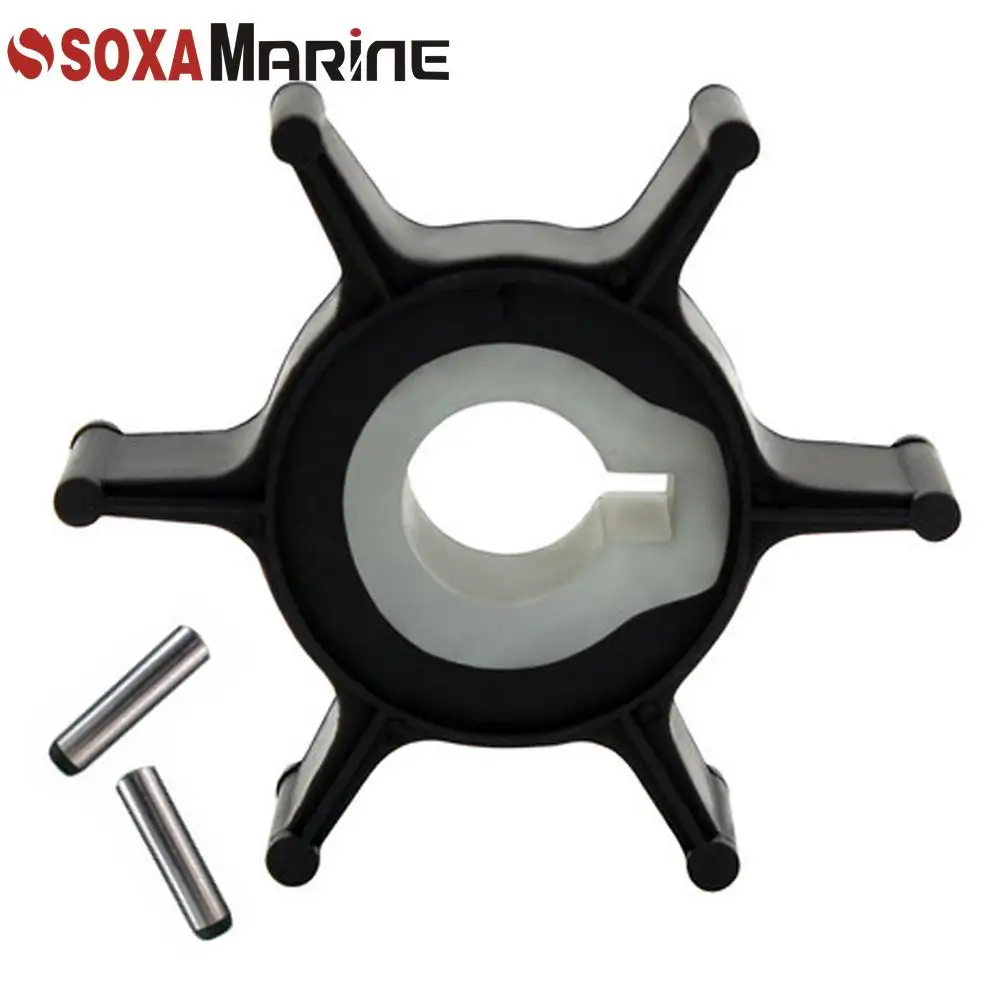 Крыльчатка водяного насоса 646-44352 с ключом для Yamaha 2HP 2-тактный подвесной лодки 2A 2B