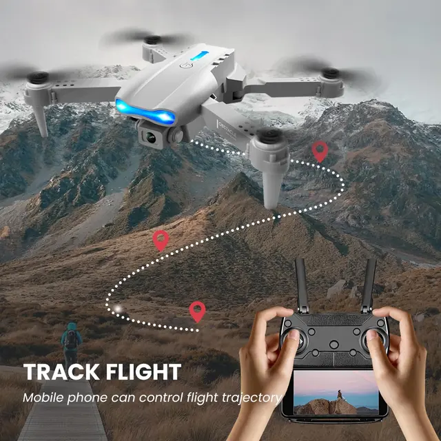 E99 K3 Pro HD 4k Dron Cámara Dual Modo de retención alta plegable Mini RC WIFI fotografía aérea Quadcopter juguetes helicóptero 5