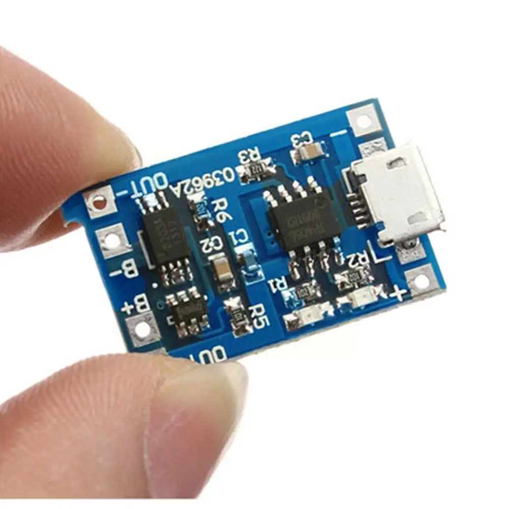 

TP4056 + Защитная двойная функция 5 в 1 а Micro USB 18650 зарядная литиевая плата зарядного устройства R0B7