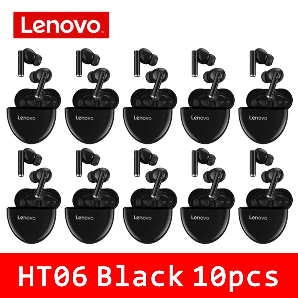 

TWS-наушники Lenovo HT06 с поддержкой Bluetooth 5,1 и шумоподавлением