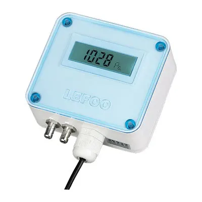 

LEFOO LFM11 rs485 4-20ma 0-10V Hvac air digital display differential pressure transmitter for furnace ventilation, clean room
