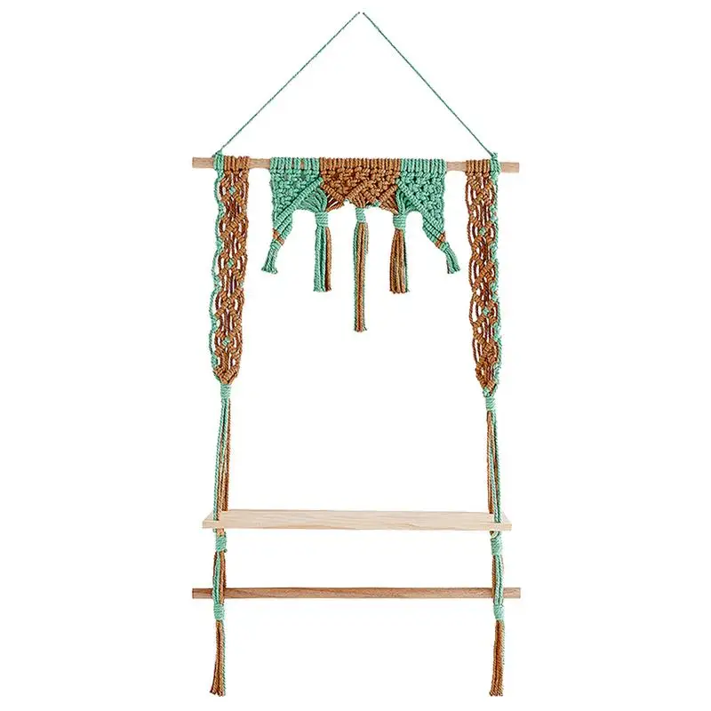 

Macrame Floating Shelves Macrame Wall Hangings Plant Decor Shelf Handmade Macrame Shelf For Hangings Plants Bohemian Bedroom