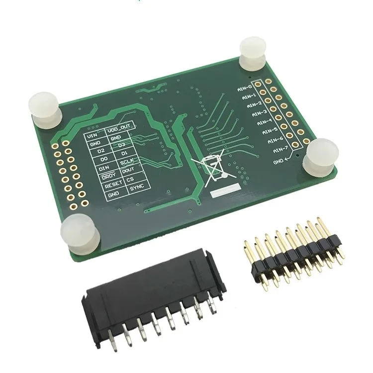 ADS1256 модуль сбора данных 24bit ADC макетная плата односторонние/дифференциальные