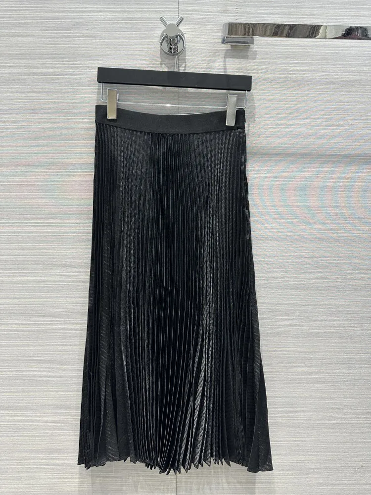 

2023 Women's Skirts Autumn And Winter Comfortable Fashion Romantic Retro Pleated Long Half Skirt