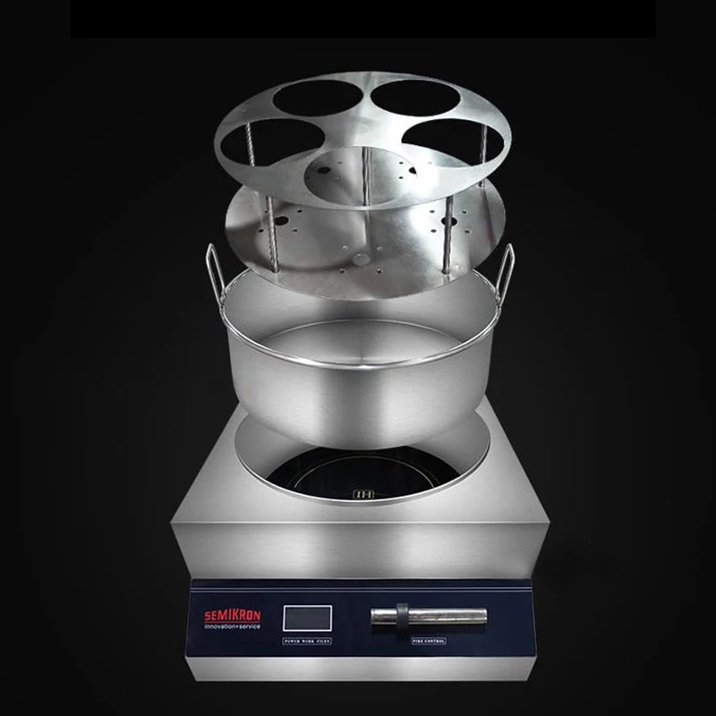 Индукционная плита 5000 Вт коммерческая электрическая энергосберегающая горячая