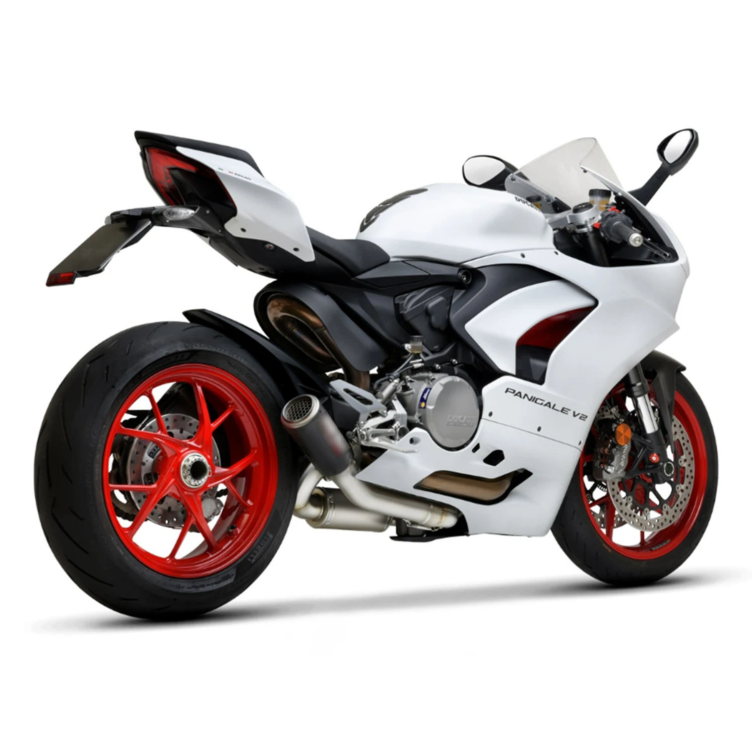 Выхлопная система из титанового сплава D35A-LT41T для мотоциклов Panigale V2 V2 S 2020-2024, проект SC, с карбоновым глушителем. (art.: 3920daa127a84) - 3920daa127a84