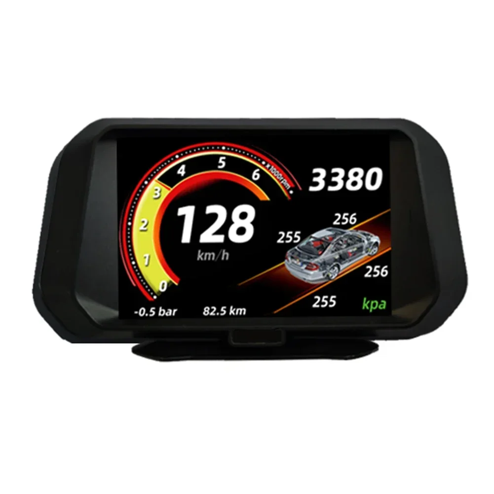 Автомобильный дисплей HUD на лобовое стекло GPS-гид OBD многофункциональный