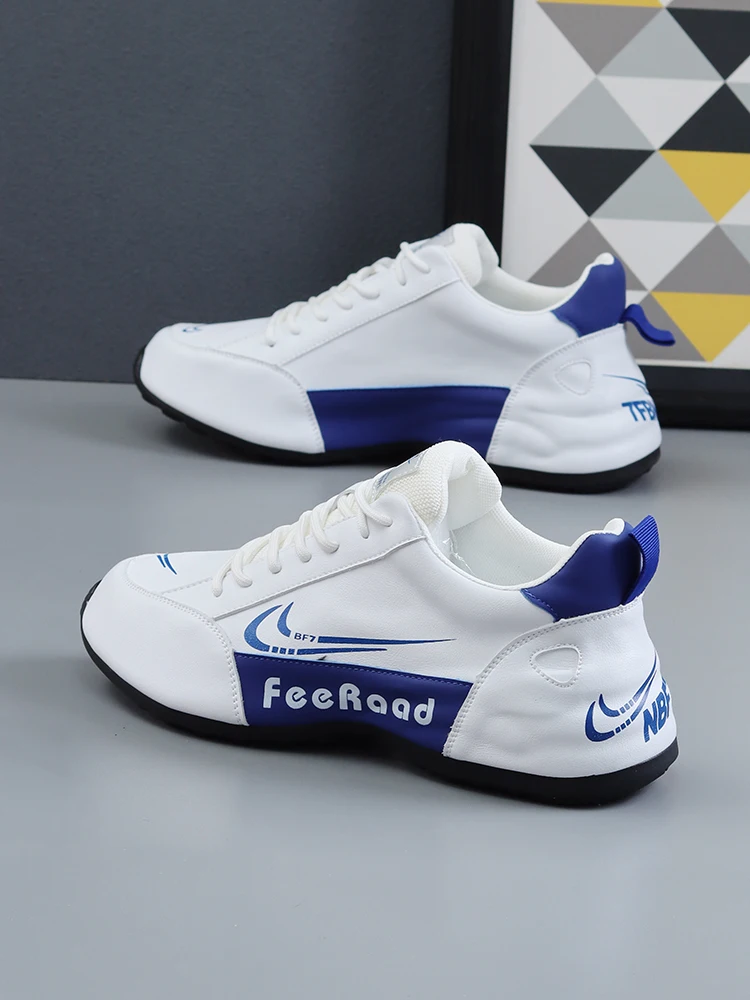 Genuine Leather Men's Shoes Autumn New Trendy Casual Sneaker Soft Bottom Running Lightweight All-Matching...