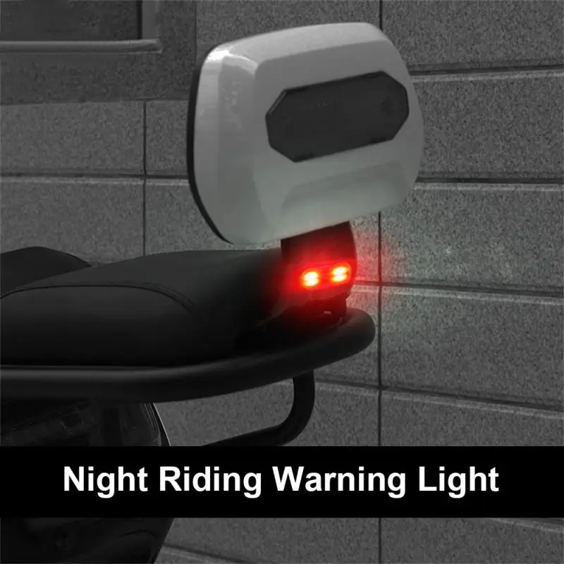 

1-2pcs Bike Motor Helmet Warning Signal Light Helmet Smart Light Night Riding Tail Light Flashing Rechargeable Escooter Light