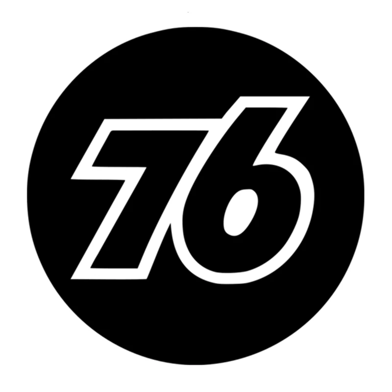 

Creativity Number 76 Modeling Personality Car Stickers PVC Auto Window Bumper Sunscreen Waterproof Self-adhesive Decals